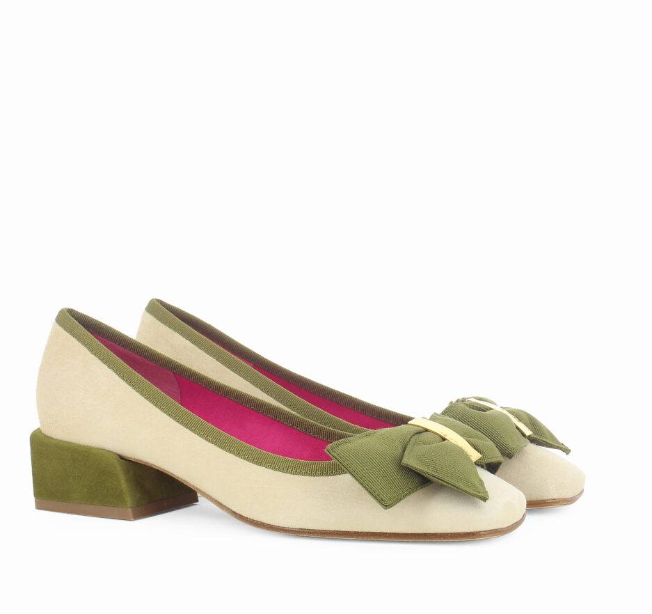 ﻿Le Babe BALLERINE IN VELOUR NUT Offerte