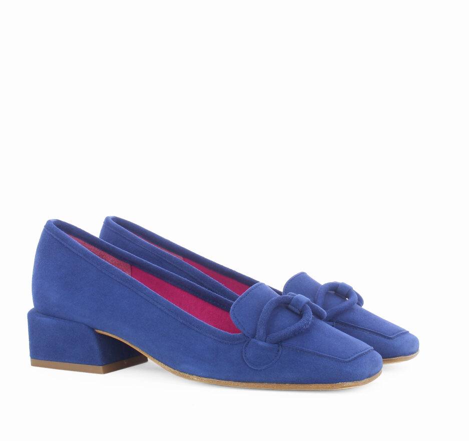 Le Babe MOCASSINI IN VELOUR SEA Nuova