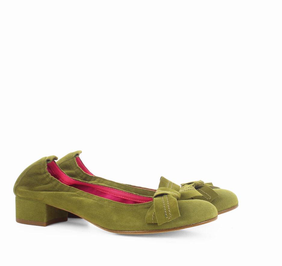 Le Babe BALLERINE IN VELOUR ALOE 2025