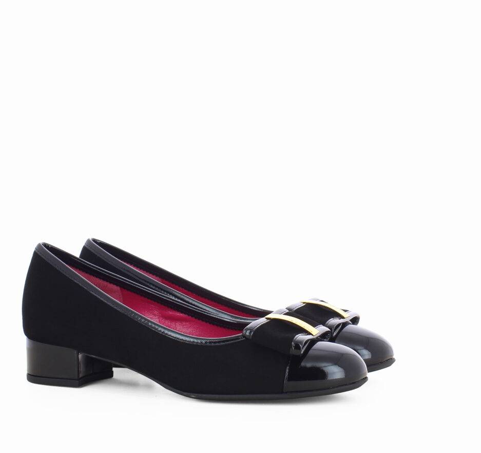 Le Babe BALLERINE IN VELOUR NERO Vendita