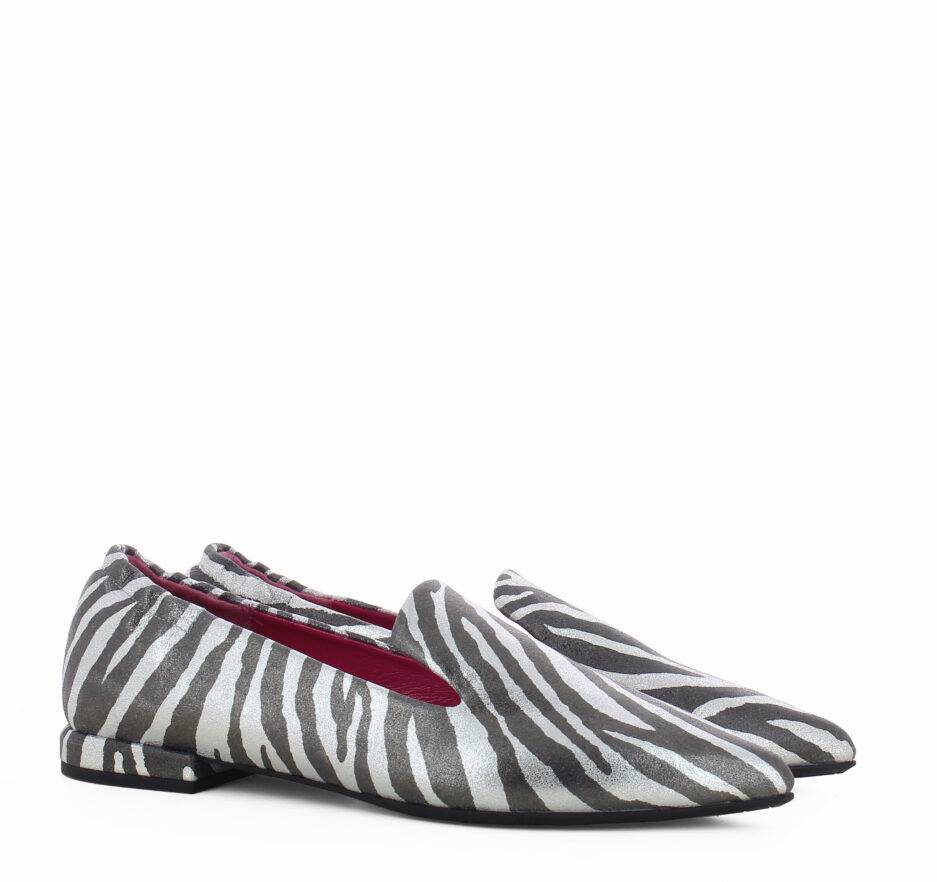 Le Babe SLIP ON IN LAMINATO ZEBRA Consegna Veloce