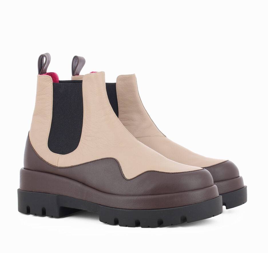 Le Babe TRONCHETTI IN VITELLO SAND Sconto