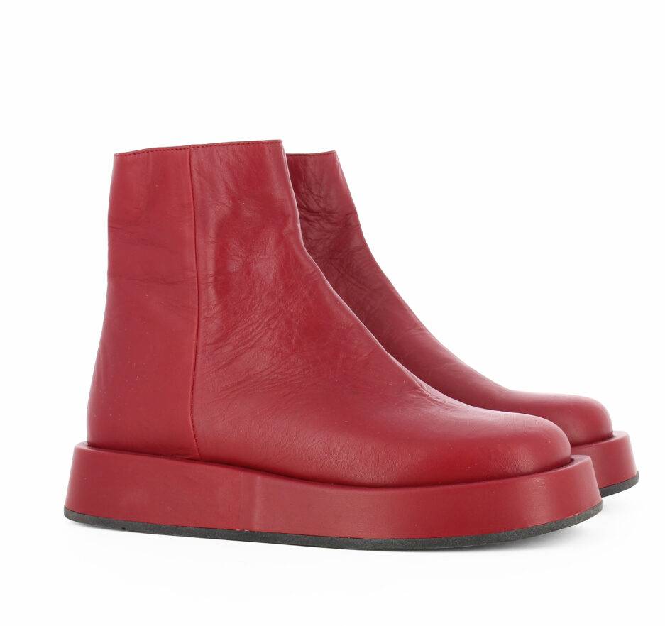 Le Babe BOOTS IN NAPPA RED Vendita Calda