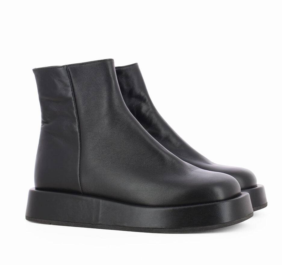 Le Babe BOOTS IN NAPPA NERA Vendita Economica