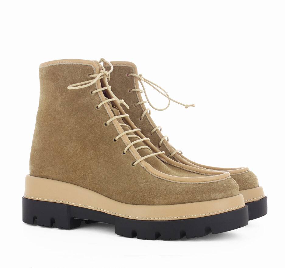 Le Babe BOOTS IN SCAMOSCIATO ACERO Negozi Online