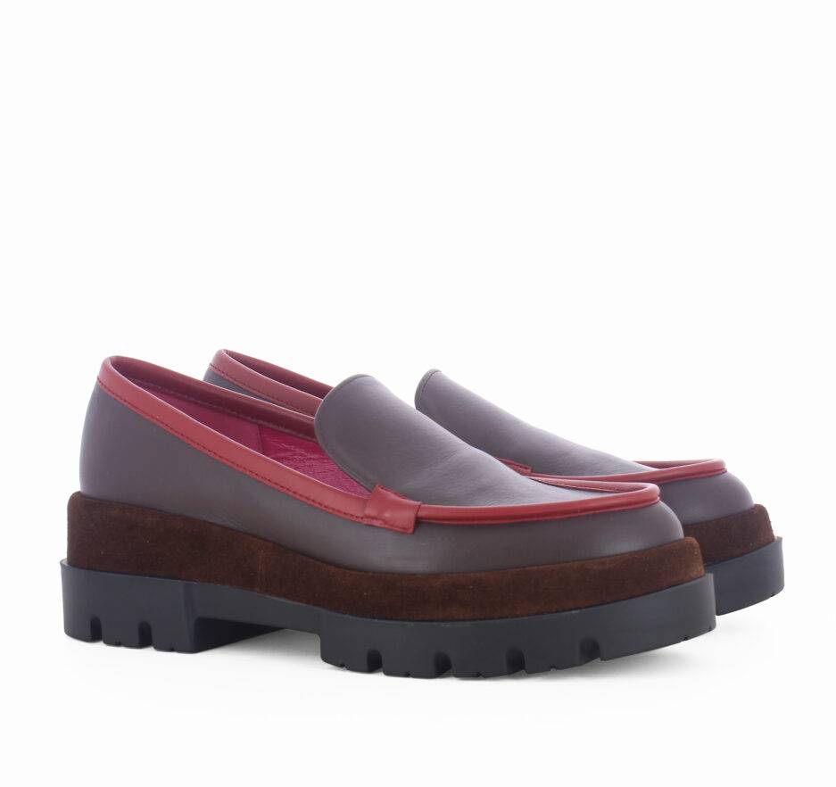 Le Babe MOCASSINI IN VITELLO TESTA DI MORO Outlet