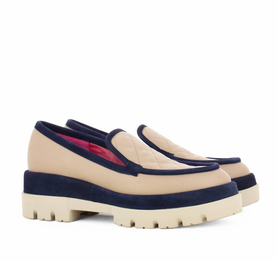 Le Babe MOCASSINI IN VITELLO SAND Offerte