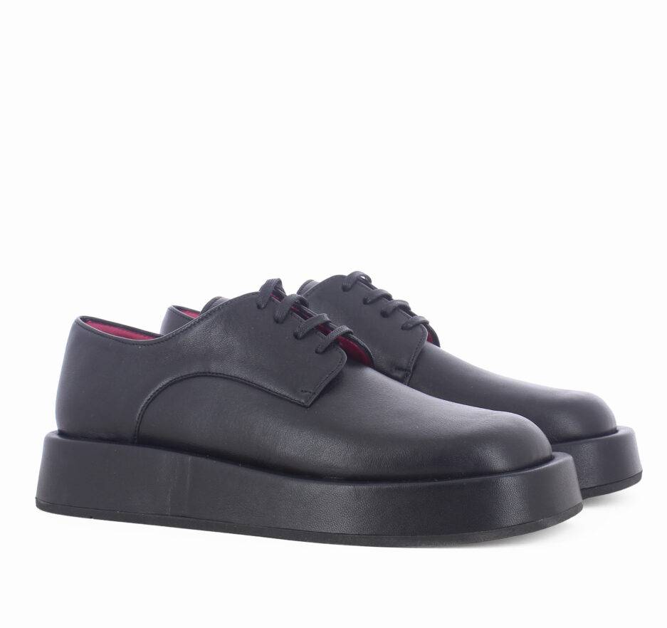 Le Babe STRINGATE IN NAPPA NERA Nuovo