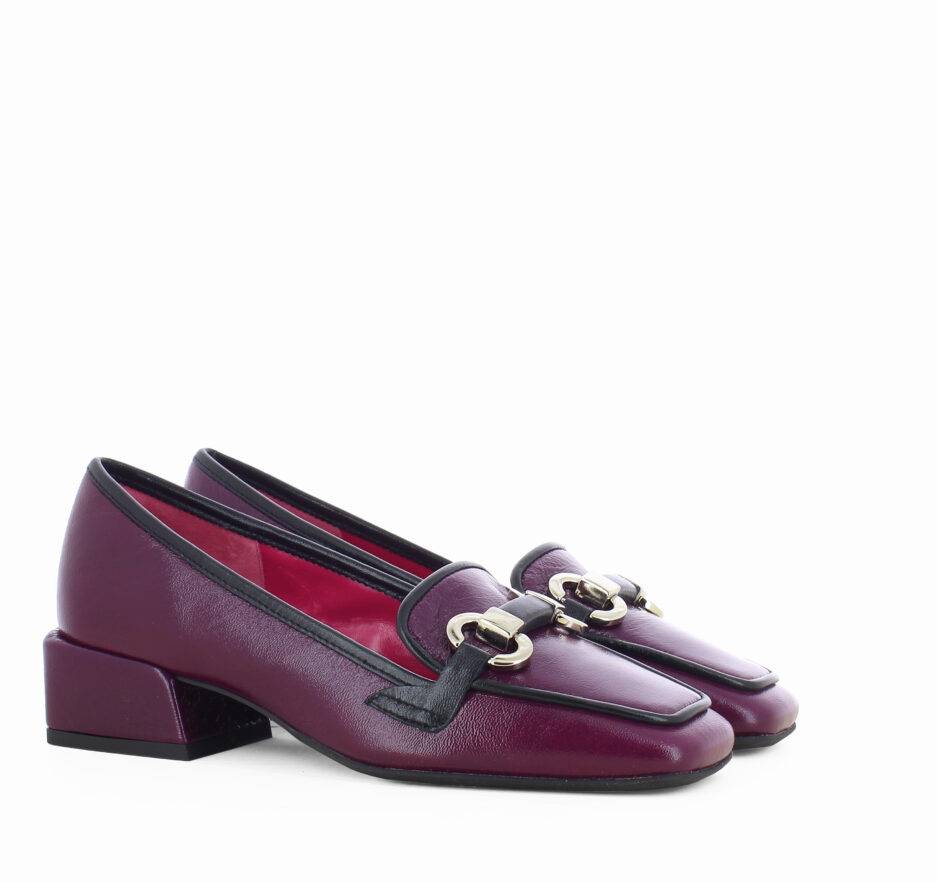 Le Babe MOCASSINI IN CHARLIE PURPLE Spedizione Gratuita