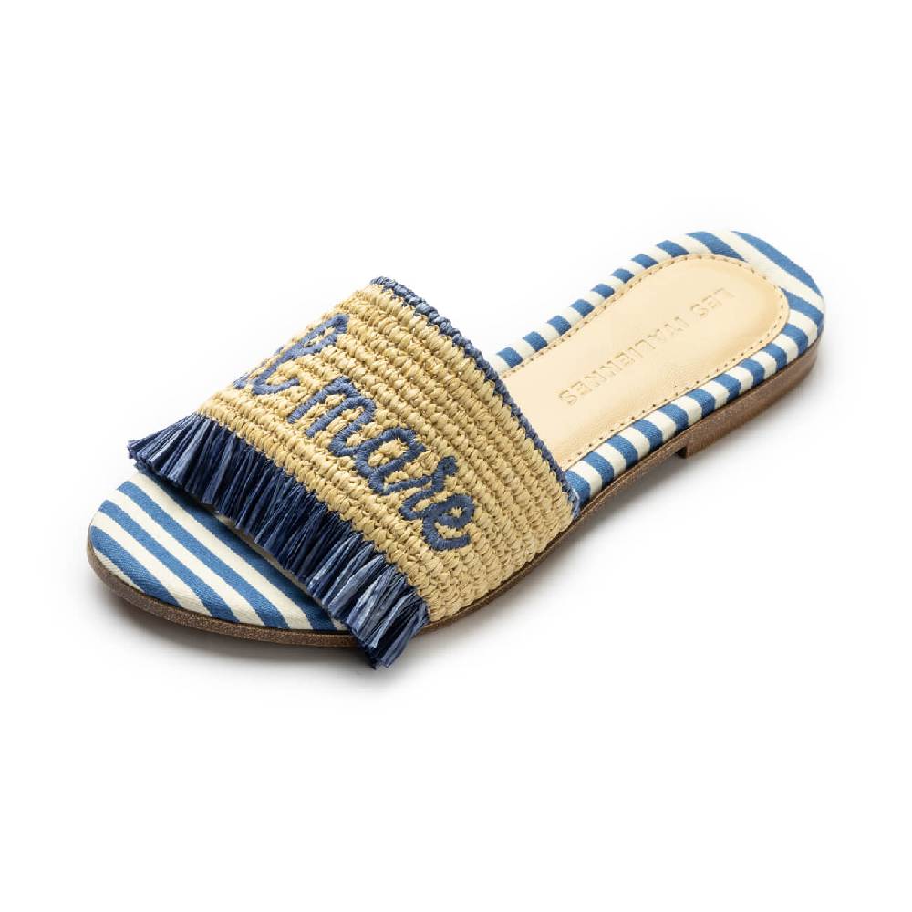 Les Italiennes Portami al Mare – Blu/Beige Rigato 2025