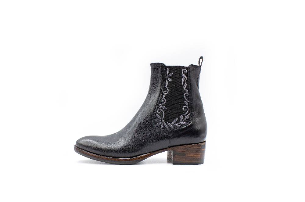 King Tartufoli EMBROIDERED ANKLE BOOT Offerta