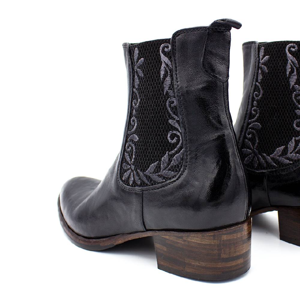 King Tartufoli EMBROIDERED ANKLE BOOT Offerta