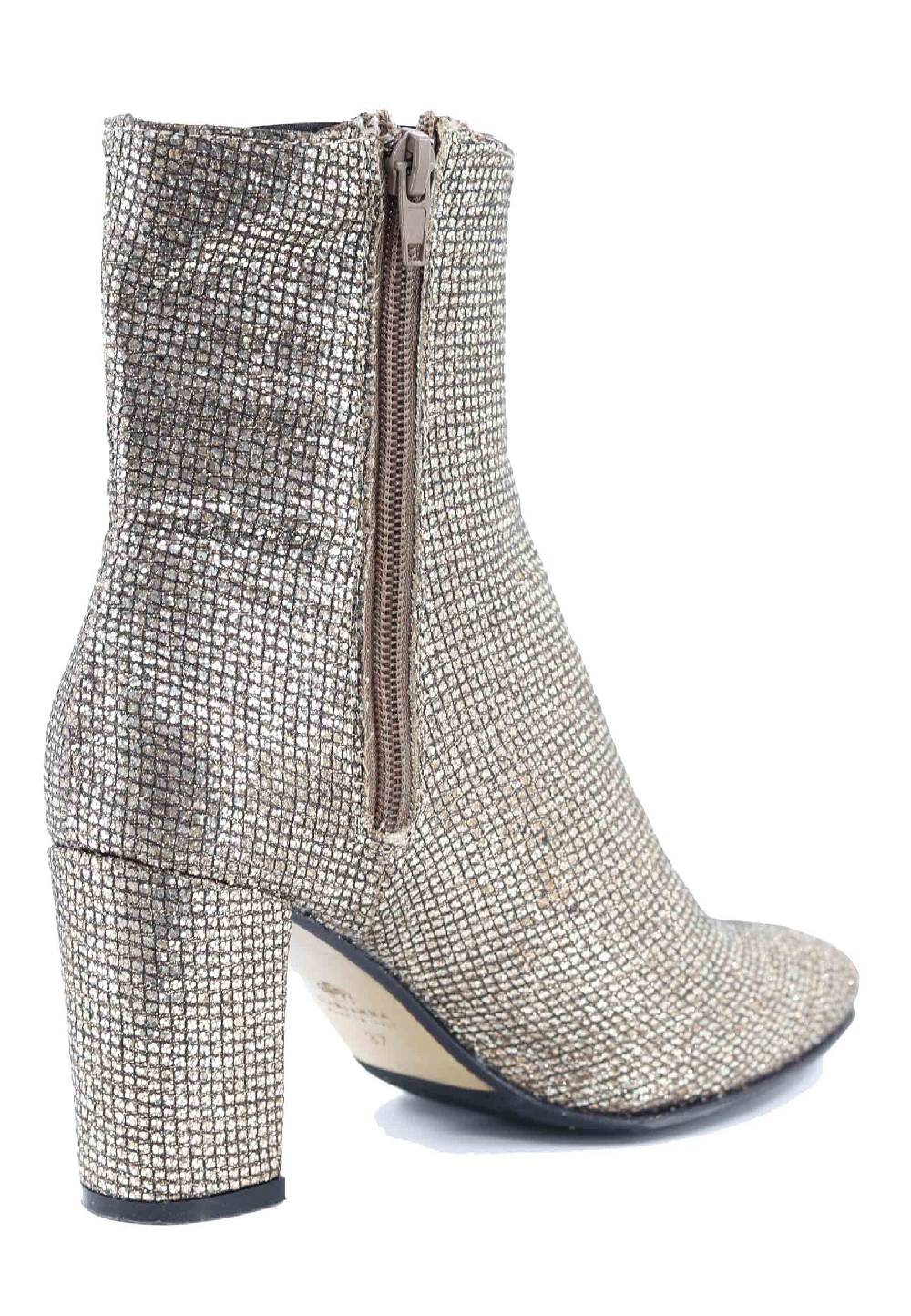 L'ARIANNA Stivaletti tr1692/g da donna in tessuto moon oro In Saldo
