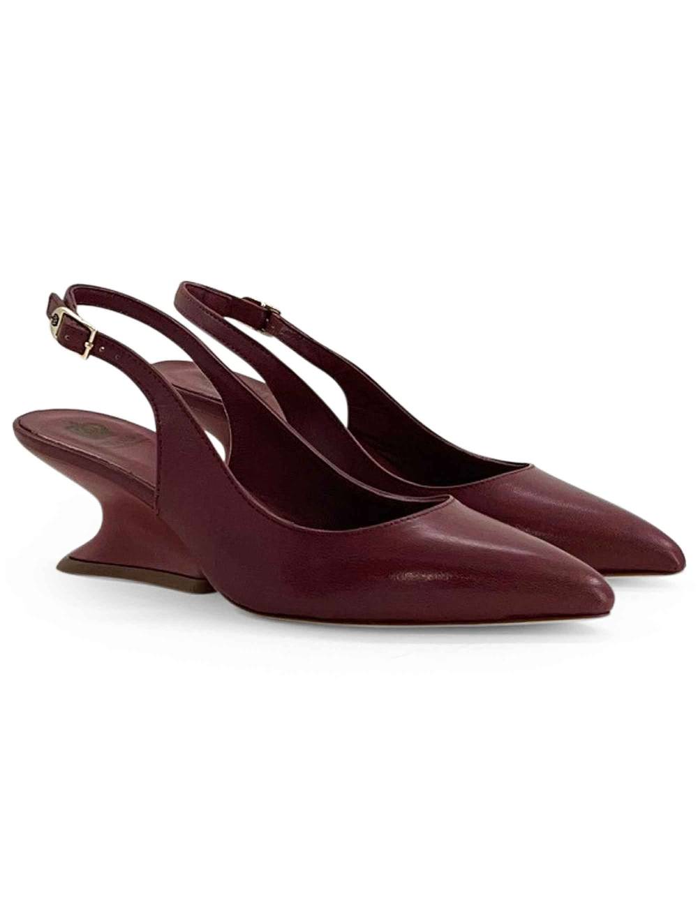 L'ARIANNA decollete ch1754/z slingback color COUTURE con tacco a zeppa l'arianna Comprare a buon mercato