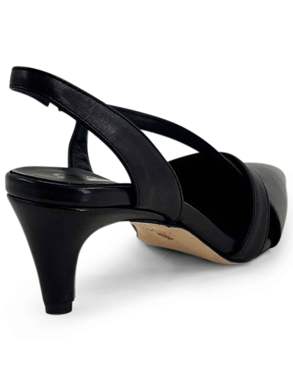 L'ARIANNA Decollete CH1721 da donna in pelle color nero Fornitura limitata