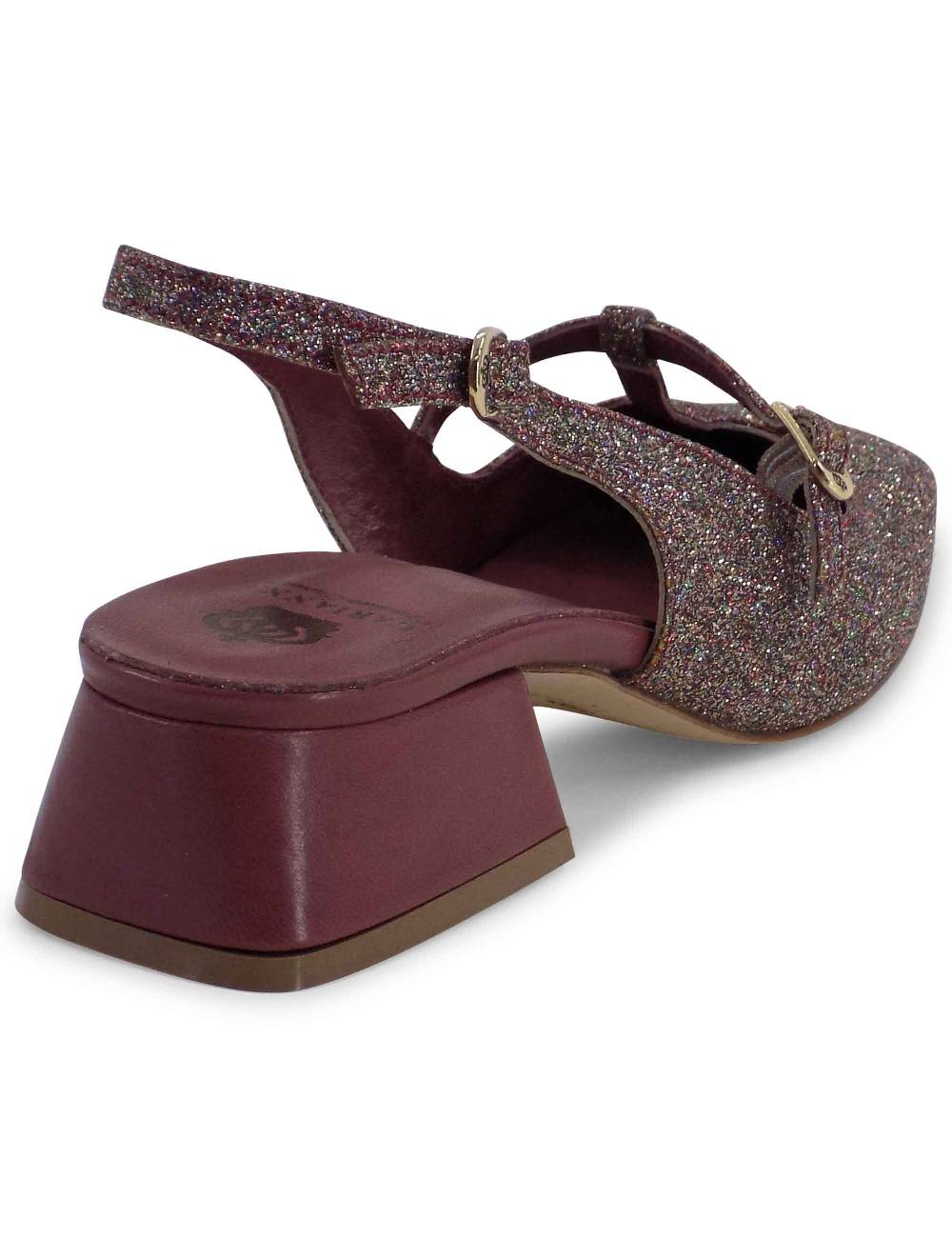 L'ARIANNA DECOLLETE CH1720/G IN TESSUTO GLITTER Vendite stagionali