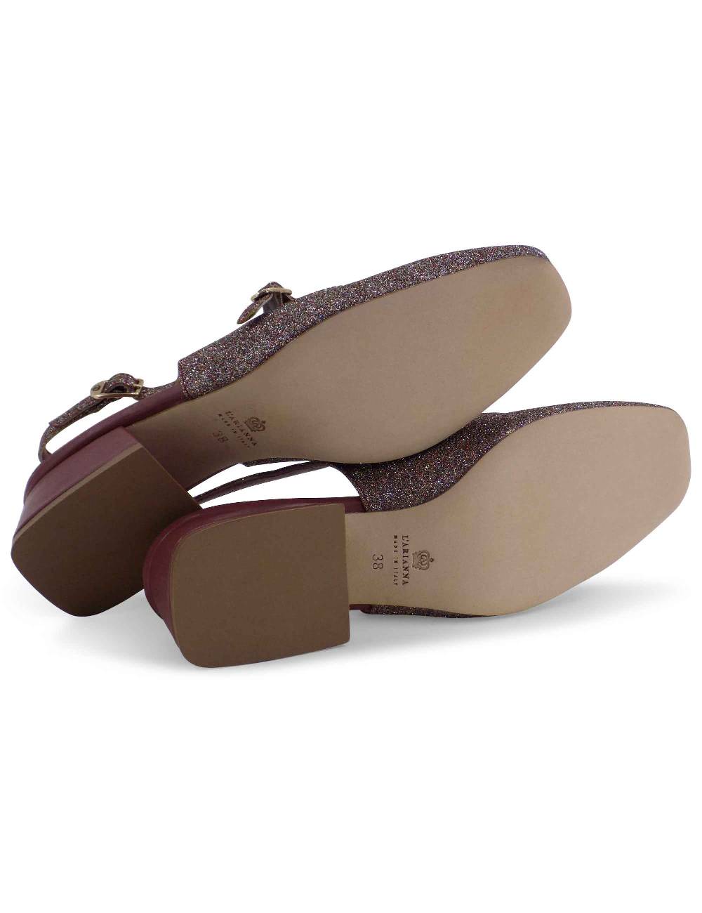 L'ARIANNA DECOLLETE CH1720/G IN TESSUTO GLITTER Vendite stagionali