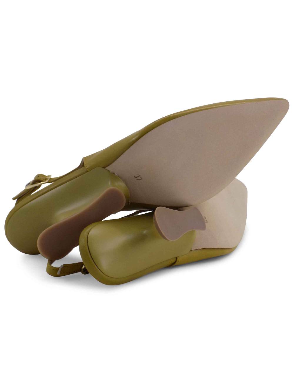 L'ARIANNA decollete ch1754/z slingback color cedro con tacco a zeppa l'arianna Cyber Monday