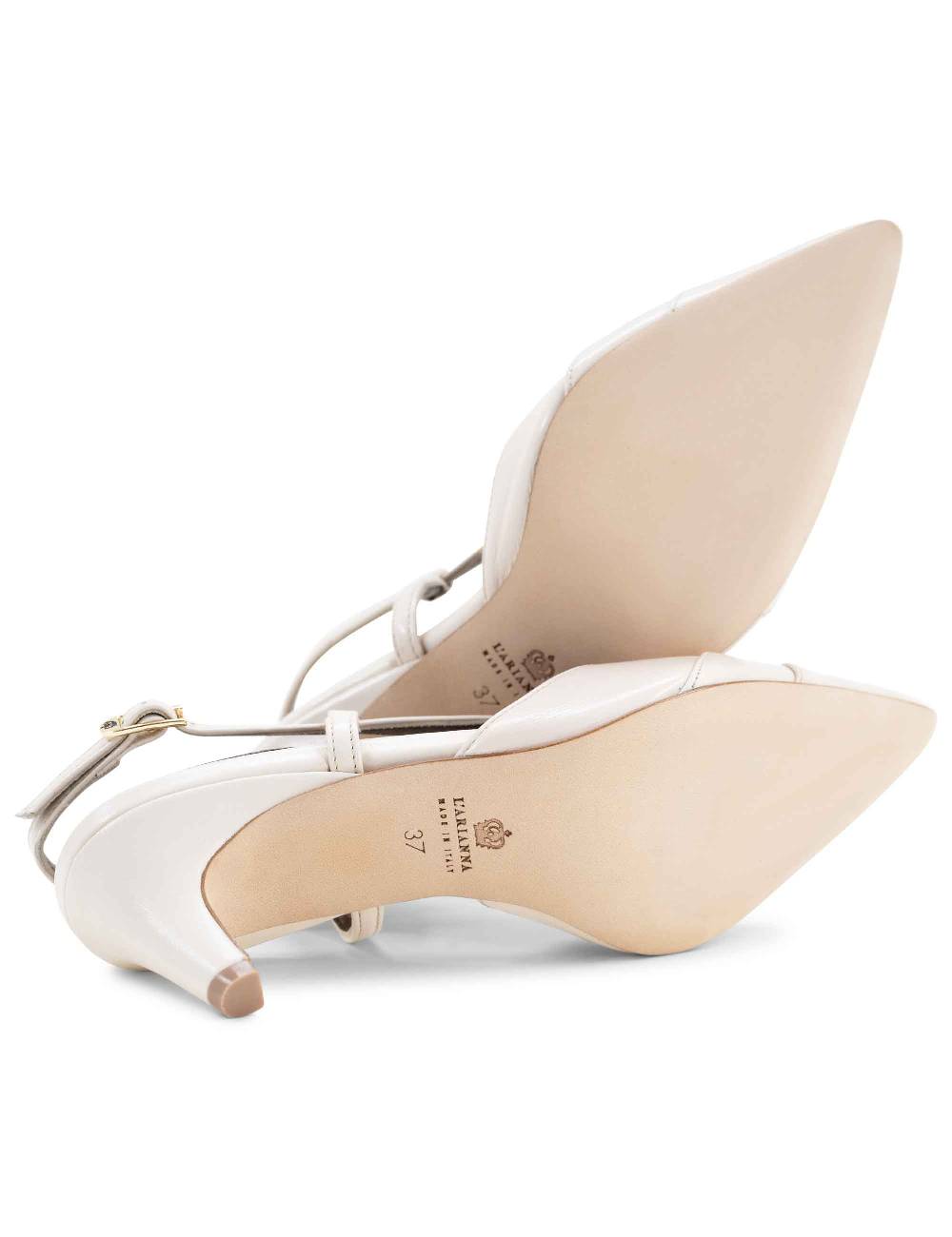 L'ARIANNA Decollete CH1757 da donna in pelle lux vaniglia L'Arianna Offerta San Valentino
