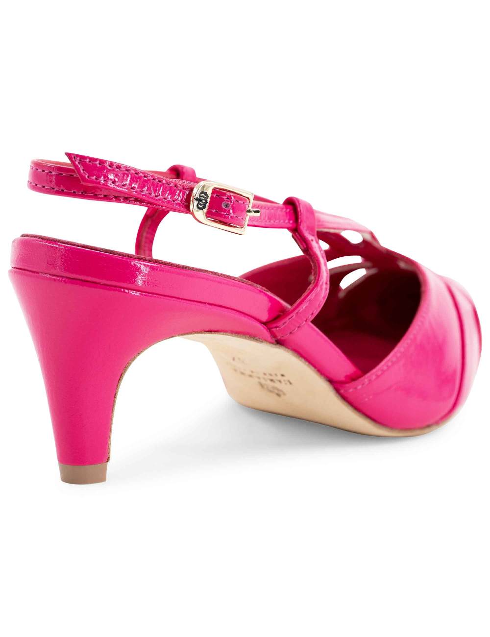 L'ARIANNA Decollete CH1757 da donna in pelle lux fucsia L'Arianna Latest fashion