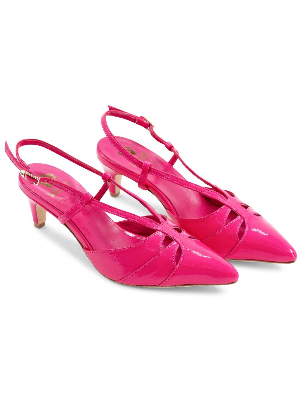 L'ARIANNA Decollete CH1757 da donna in pelle lux fucsia L'Arianna Latest fashion