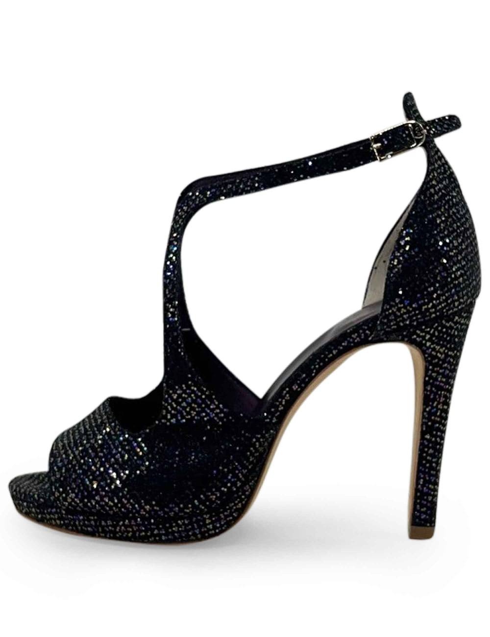 L'ARIANNA sandali sp1719 in moon prugna con plateau e tacco tono su tono Bestseller