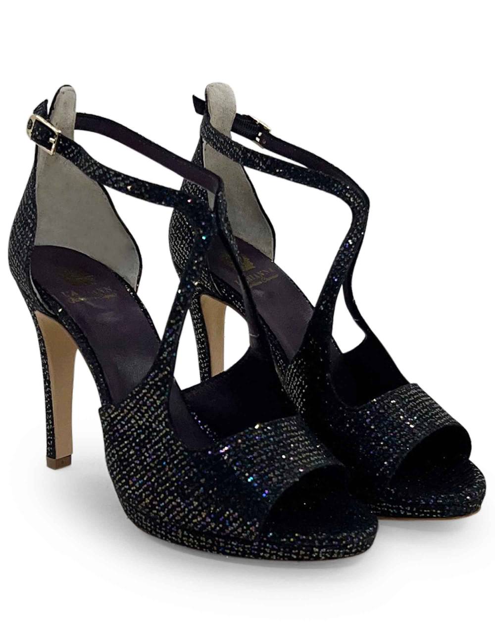 L'ARIANNA sandali sp1719 in moon prugna con plateau e tacco tono su tono Bestseller