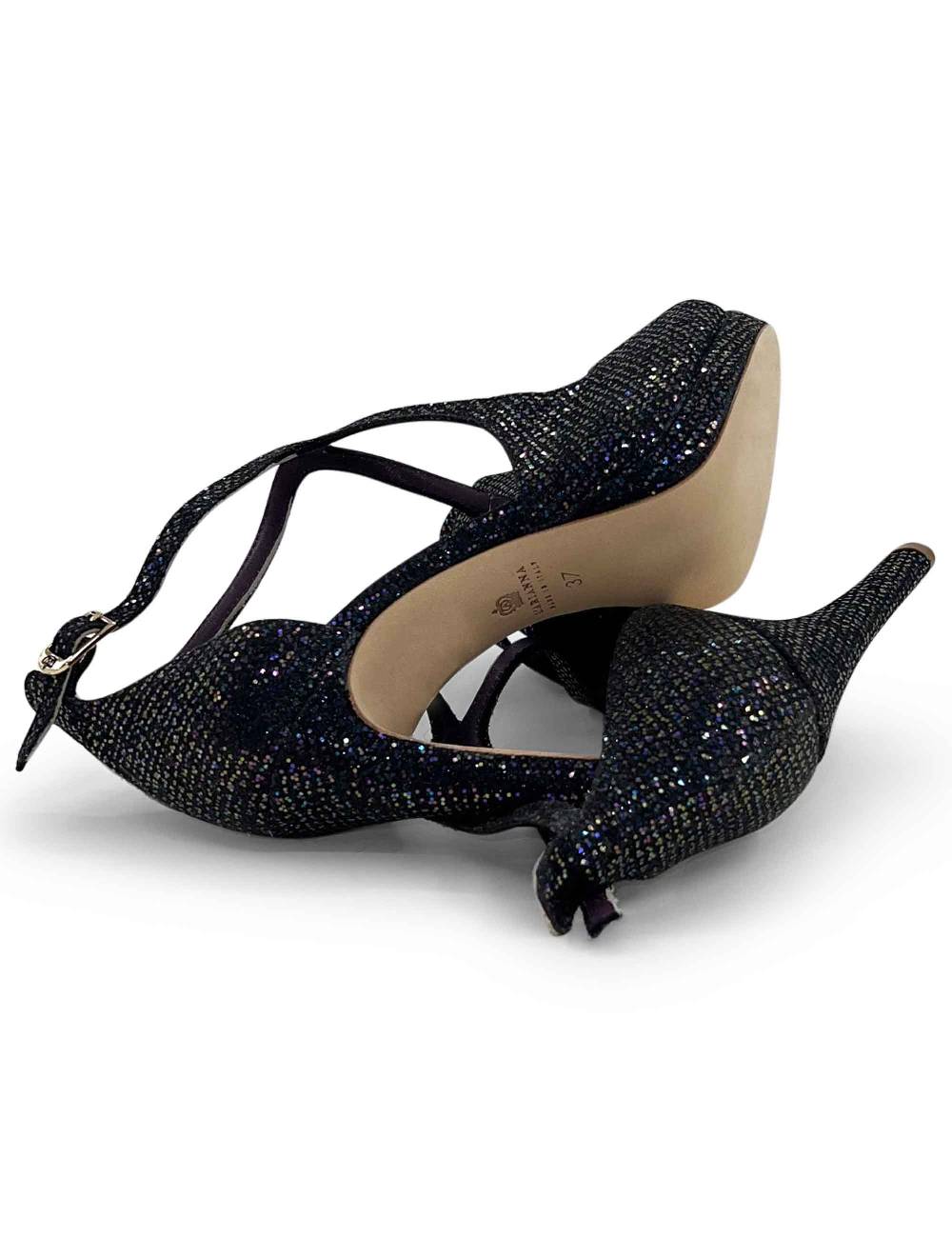 L'ARIANNA sandali sp1719 in moon prugna con plateau e tacco tono su tono Bestseller