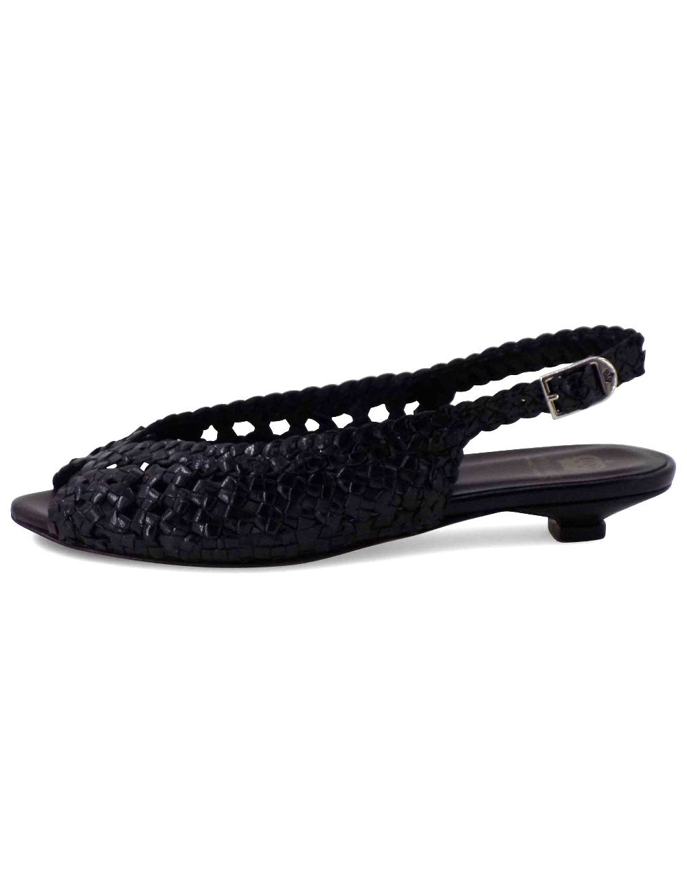 L'ARIANNA BALLERINA SP1770/RT IN PELLE INTRECCIATA NERA Discount Store per i nuovi prodotti