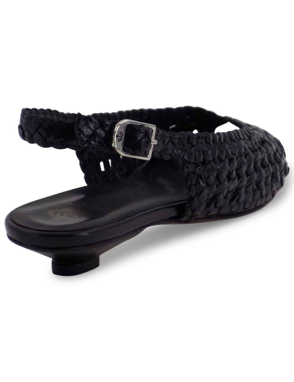 L'ARIANNA BALLERINA SP1770/RT IN PELLE INTRECCIATA NERA Discount Store per i nuovi prodotti