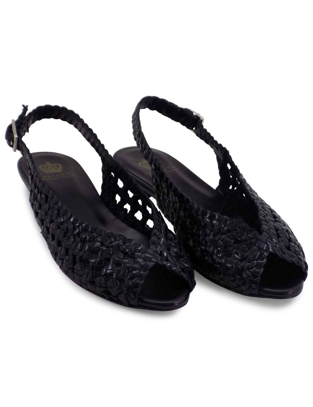 L'ARIANNA BALLERINA SP1770/RT IN PELLE INTRECCIATA NERA Discount Store per i nuovi prodotti
