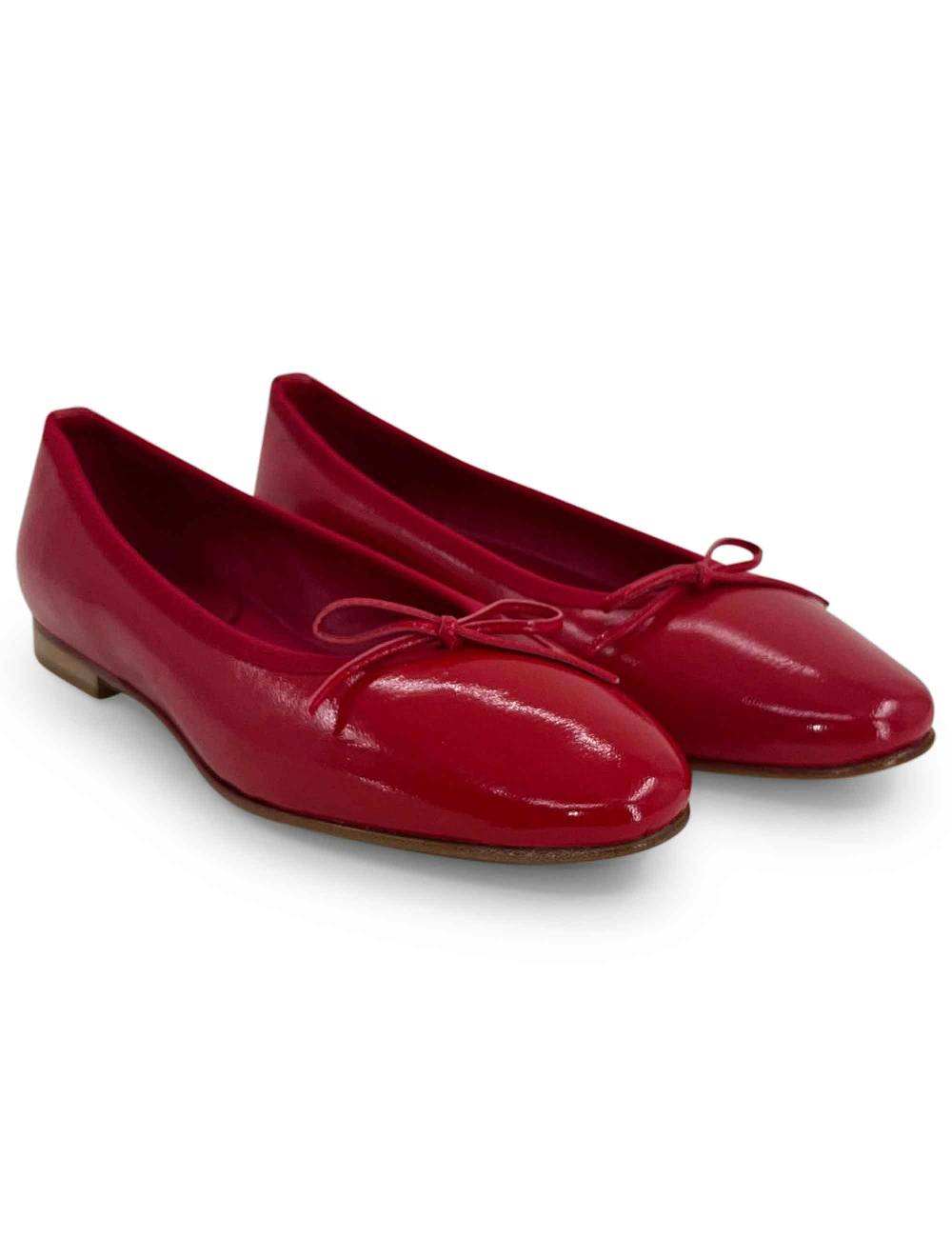L'ARIANNA ballerina bl1705 in pelle lux rosso Solo un giorno rimasto