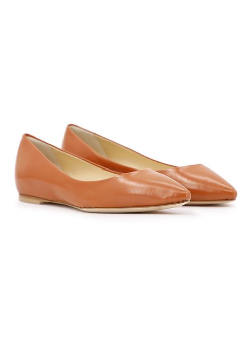 L'ARIANNA BALLERINE BL1011 DA DONNA IN SOFT CUOIO CON TACCO BASSO L'ARIANNA Nuovo