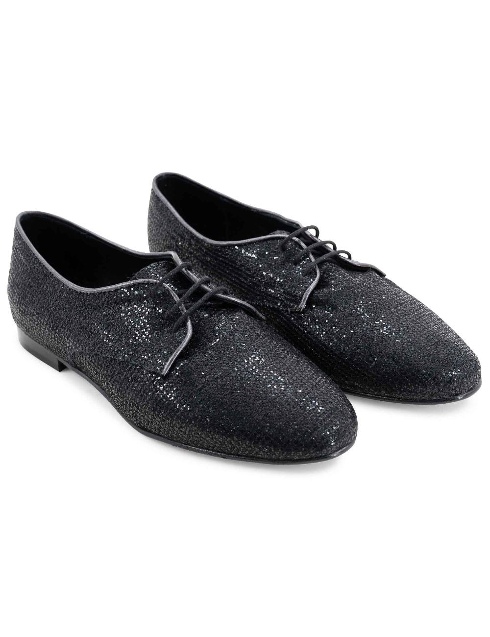 L'ARIANNA scarpina sc1706 donna in tessuto moon nero Vendita