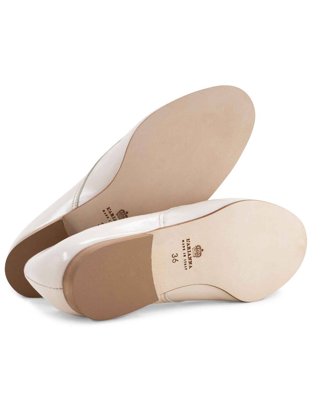 L'ARIANNA scarpina sc1706 donna in pelle lux vaniglia Promozione