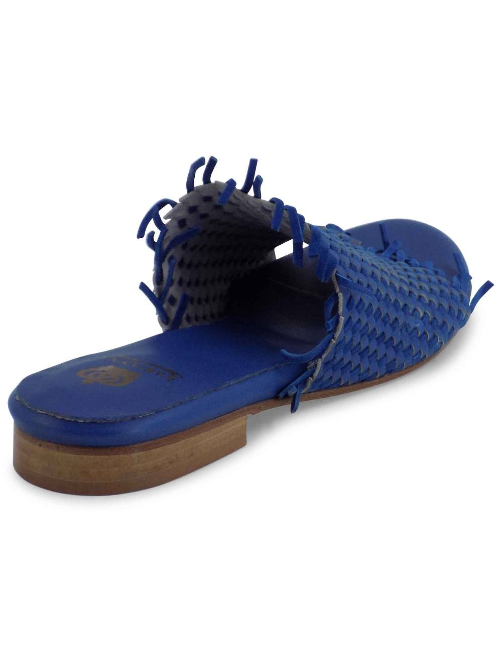 L'ARIANNA Sandali CB1259 bassi donna in pelle intrecciata OCEANO Negozi Online
