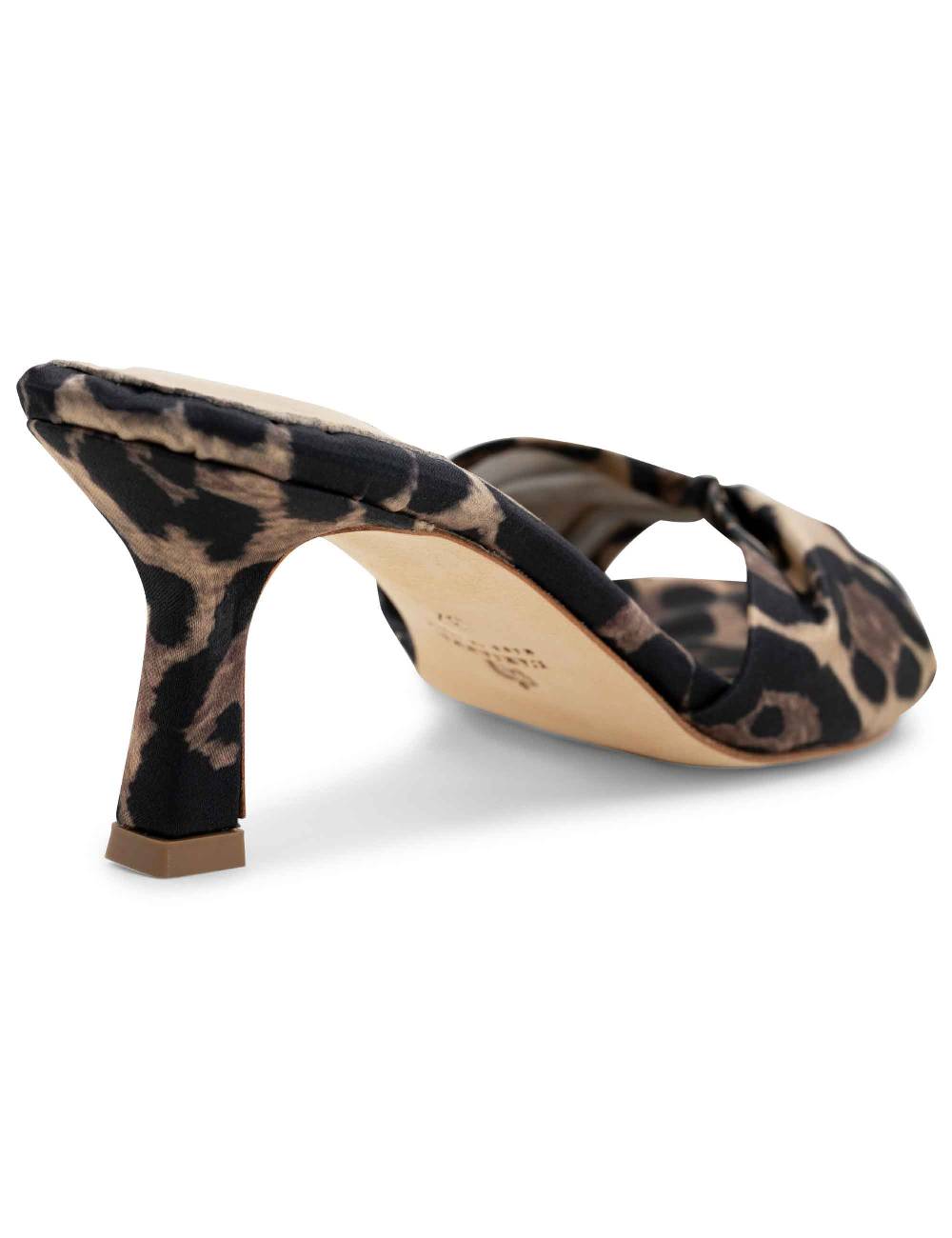 L'ARIANNA Sandali ds1649/rt donna inraso animalier color nero con tacco basso Presa
