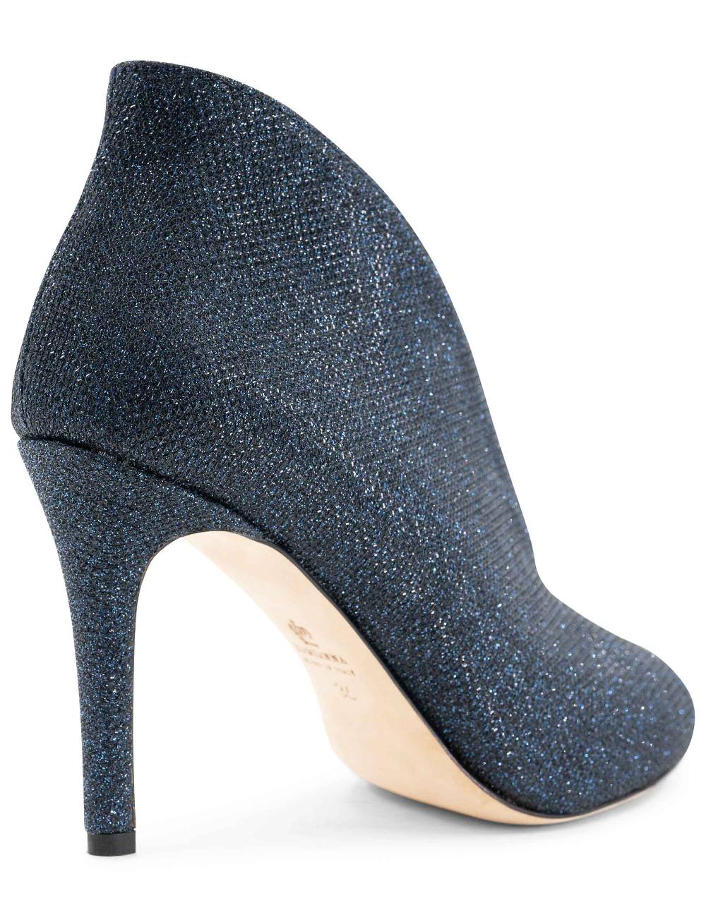 L'ARIANNA tronchetto sp8004 open toe donna intessuto luminor blu con tacco alto Moda