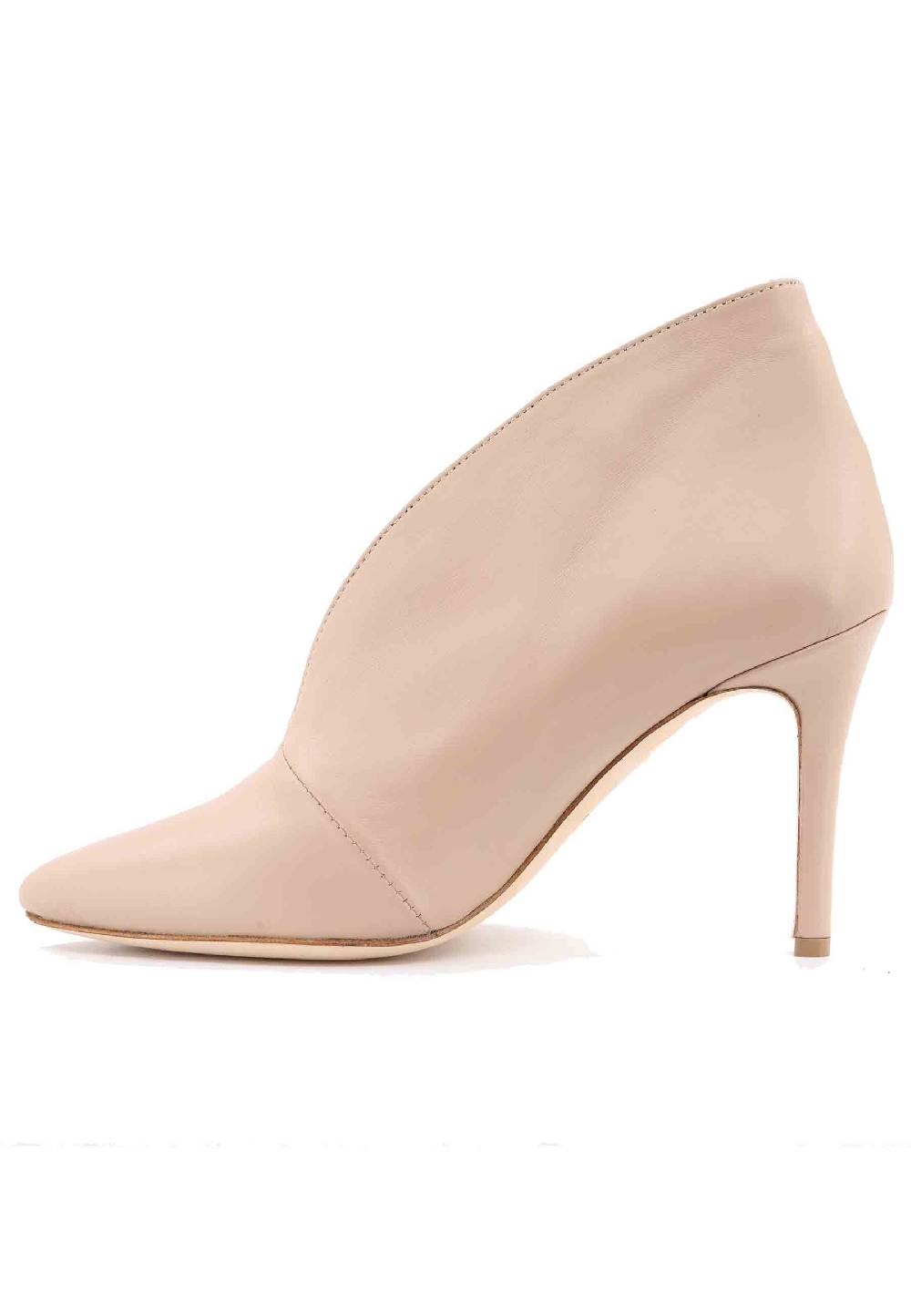 L'ARIANNA tronchetto TR8008 in pelle nude tacco alto Spedizione gratuita
