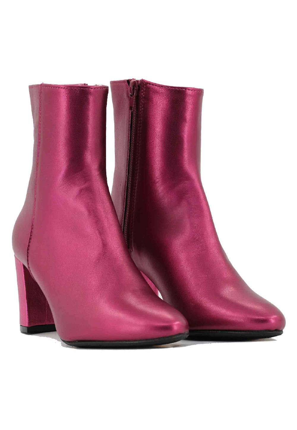 L'ARIANNA Stivaletti TR1692/G in pelle fuxia Offerta migliore