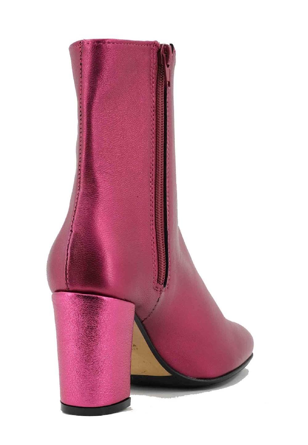 L'ARIANNA Stivaletti TR1692/G in pelle fuxia Offerta migliore