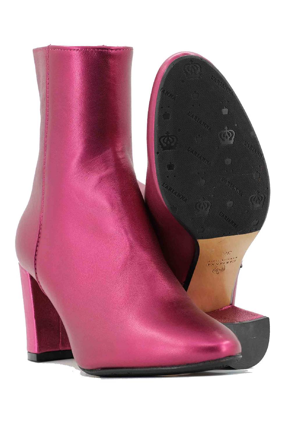 L'ARIANNA Stivaletti TR1692/G in pelle fuxia Offerta migliore