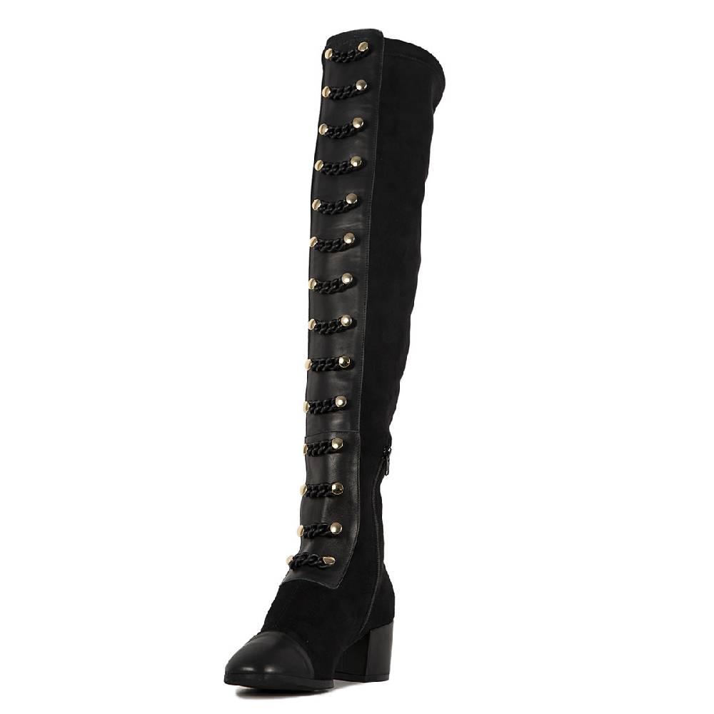 Le Dangerouge Ginevra Tall Black Chain Promozione