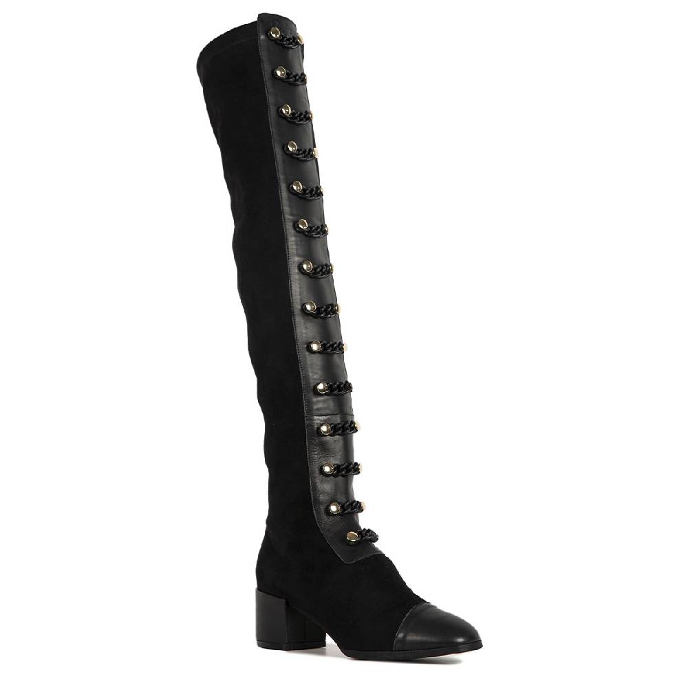Le Dangerouge Ginevra Tall Black Chain Promozione