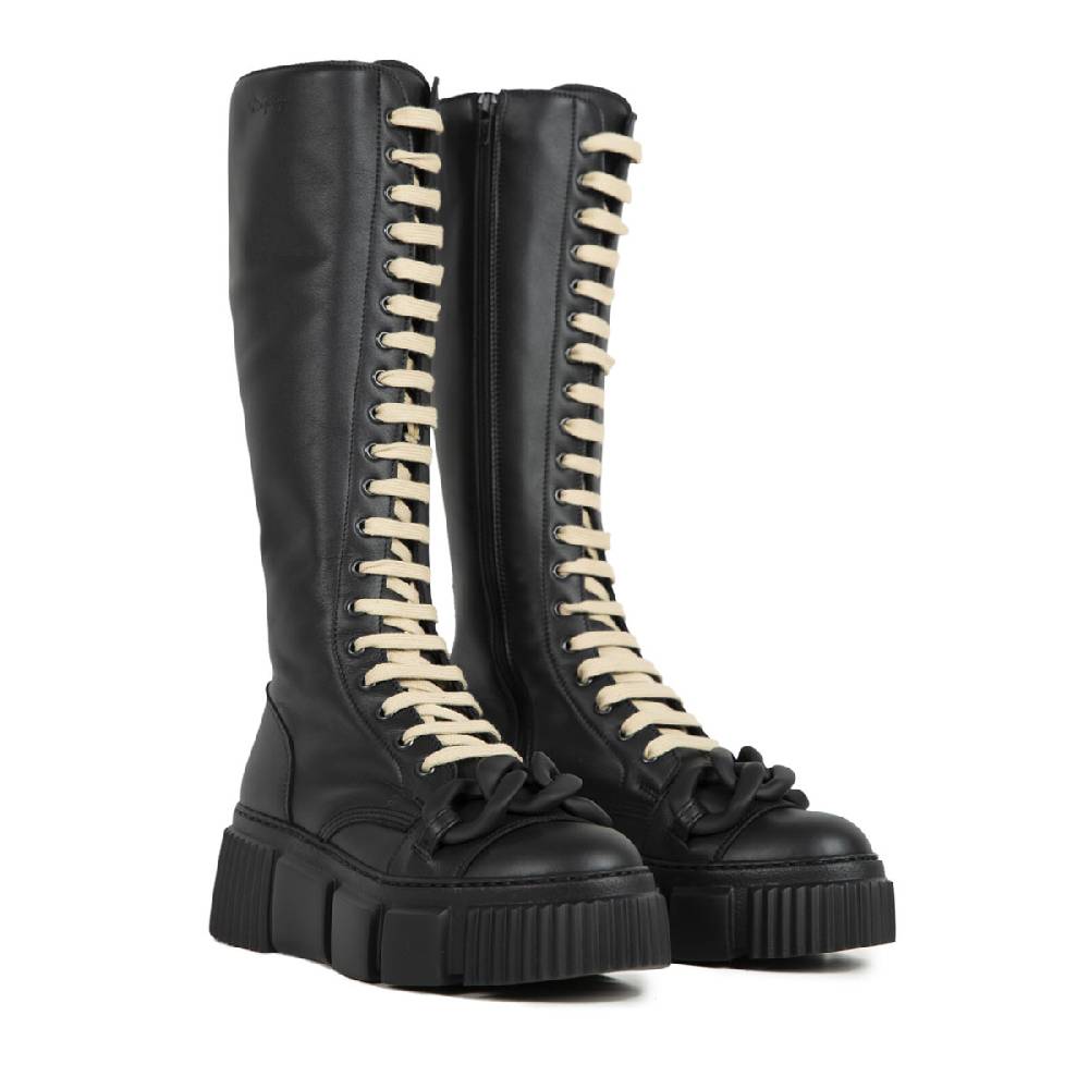 Le Dangerouge Ophelia Tall Beige Laces Pezzi Unici