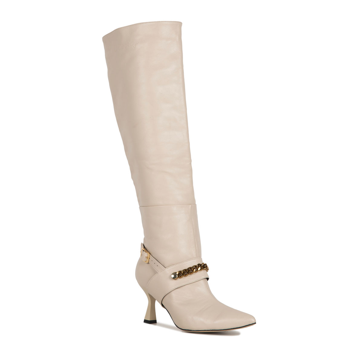 Le Dangerouge Meg Beige Chain Shopping Online