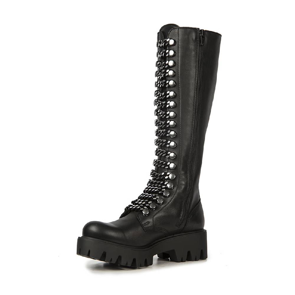 Le Dangerouge Irina Tall Black Spec Chain Economico