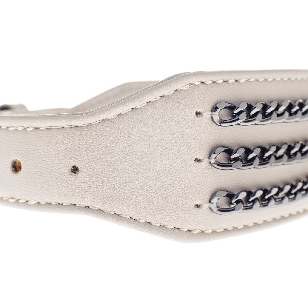 Le Dangerouge Big dog collar beige 2025