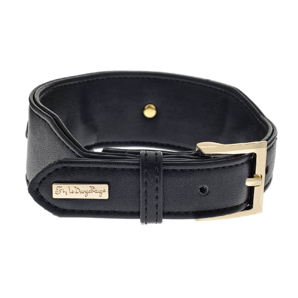 Le Dangerouge Danger big dog collar In Linea