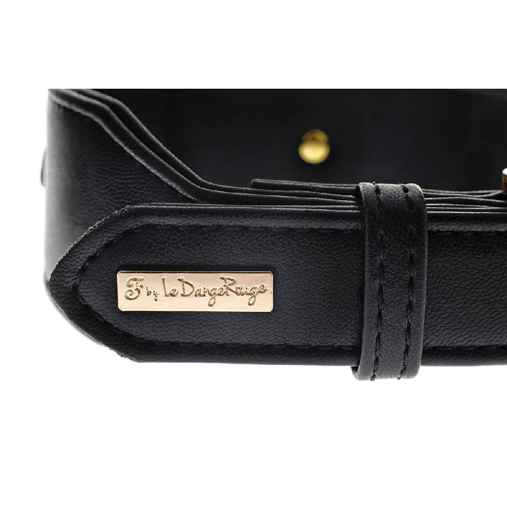 Le Dangerouge Danger big dog collar In Linea